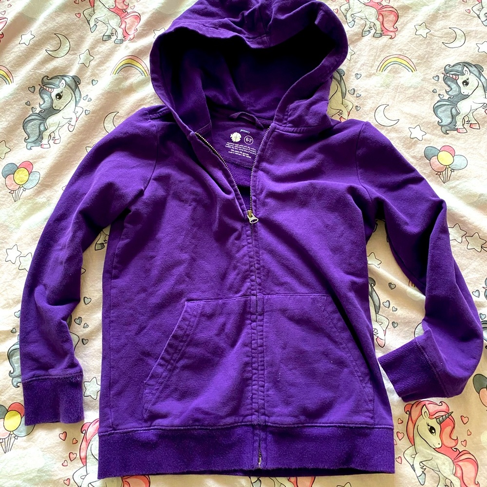 Purple girls hoodie Primary